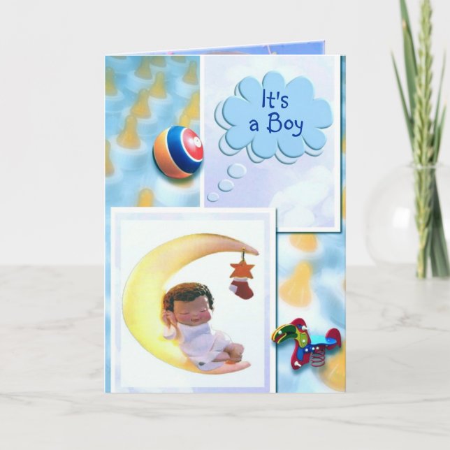 C'est une carte de garçon (Devant)