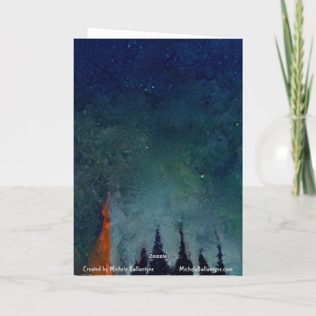 C'est une carte de Noël pour un jeune garçon. (Dos)