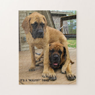 C'est une chose de "mastiff" ! Puzzle anglais de