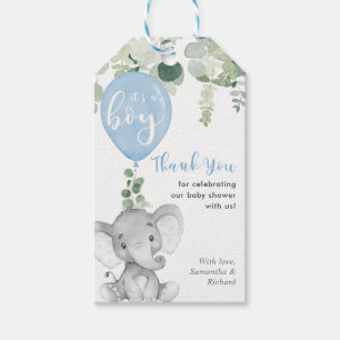 C'est une étiquette de faveur baby shower de ballo
