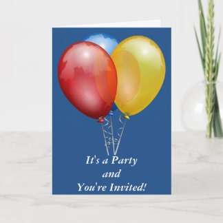 C'est une fête que vous êtes invité Carte personna
