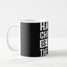 C'est une feuille de Boo drôle Mug de café Hallowe