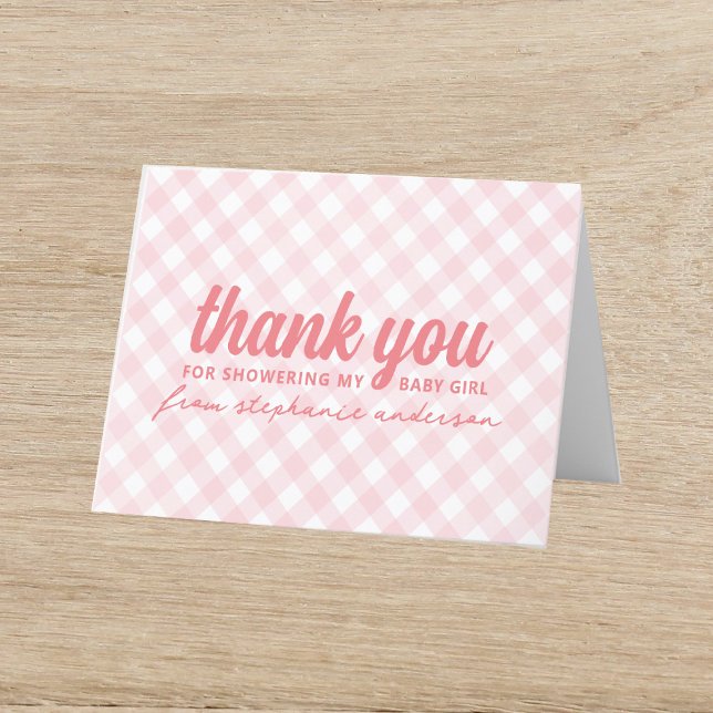 C'est une fille Baby shower Merci (Créateur téléchargé)