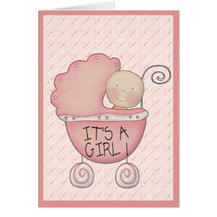 C'est une fille ! Porte bébé rose Photo