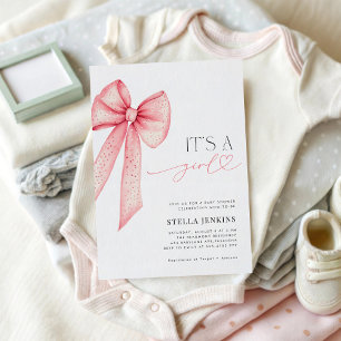 C'est une invitation de baby shower 'C'est une fil