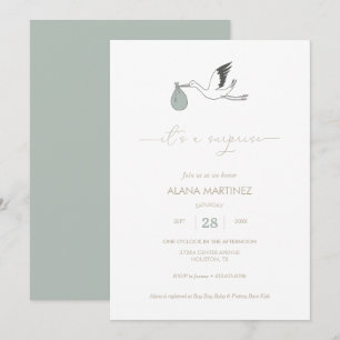 C'est une invitation surprise Baby shower de cigog