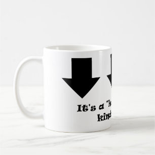 C'est une journée "à moitié vide" ! tasse à café