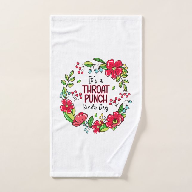 C'est une journée de Kinda Punch Throat (Serviette à main)