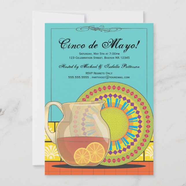 C'est une soirée Tapas ! Invitation joyeuse à Fies (Devant)