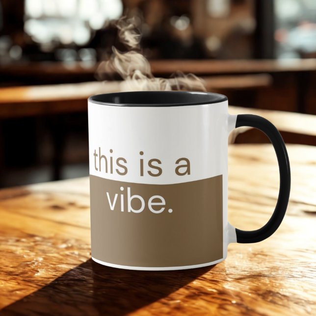 c'est une vibe. Mug de café - Mug esthétique (Créateur téléchargé)