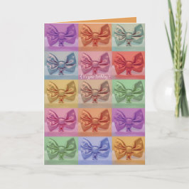 C'est votre anniversaire ! Carte de porcs d'arc