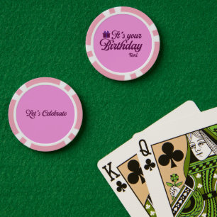 C'est votre anniversaire jetons de poker