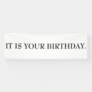 C'EST VOTRE bannière d'ANNIVERSAIRE