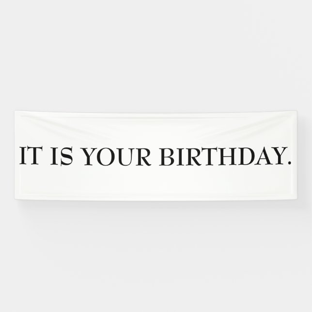 C'EST VOTRE bannière d'ANNIVERSAIRE (Horizontal)