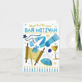 C'est votre Bar Mitzvah ! Carte pliée