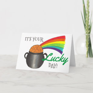 C'est votre carte de félicitations Rainbow Day Luc