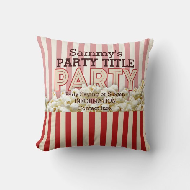 C'est votre Coussin de fête Personnalisez-le ! (Recto)