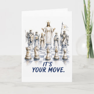 C'est votre tour Carte d'anniversaire catholique