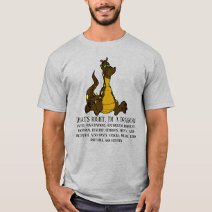 C'est vrai, je suis un T-Shirt dragon