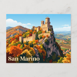 Cesta-Turm San Marino Postkarte