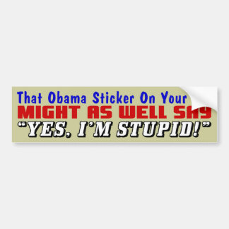 Cet autocollant d'Obama !