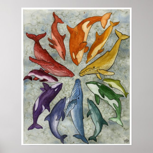 Cetacean Pride Poster (Vorne)