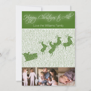 "C'était la nuit avant Noël" Carte photo