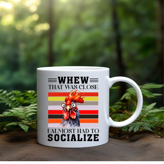 ‘C'était proche’ tasse à café (Créateur téléchargé)