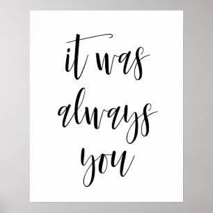 C'Était Toujours Vous Poster