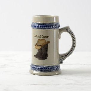 Cetified Land Stein Bierglas