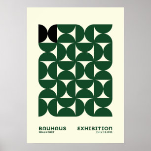 Cette affiche à motif géométrique inspirée du Bauh