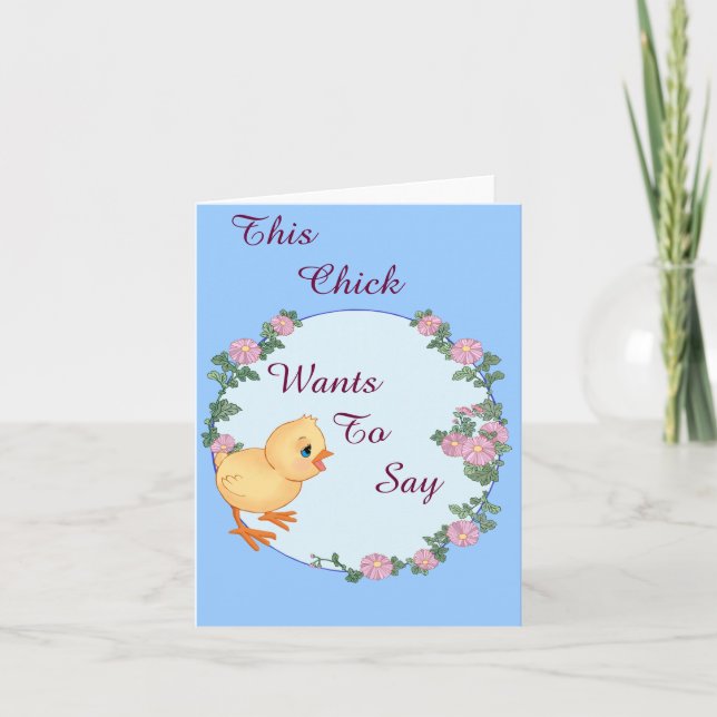 Cette carte de note de choix (Devant)