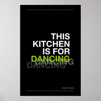 CETTE CUISINE EST FAITE POUR DANSER – Affiche de c