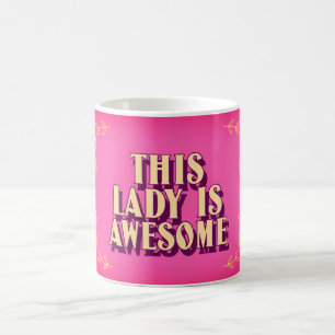 Cette Dame Est Géniale – Mug Imprimé pour la Fête 