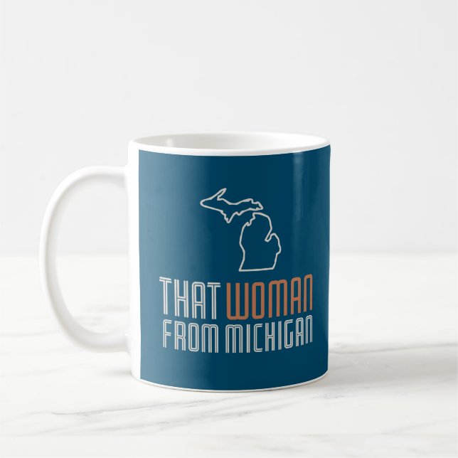 Cette femme du Michigan Coffee Mug (Gauche)