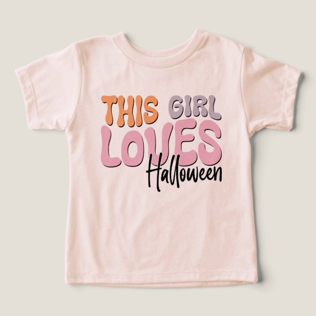 Cette fille adore Halloween (Design Recto)