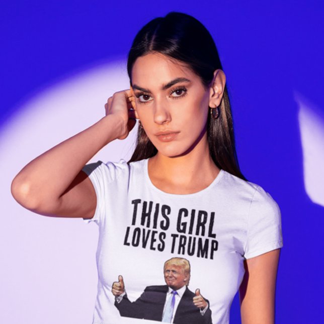 CETTE FILLE AIME DONALD TRUMP 2024 T-SHIRT (Créateur téléchargé)