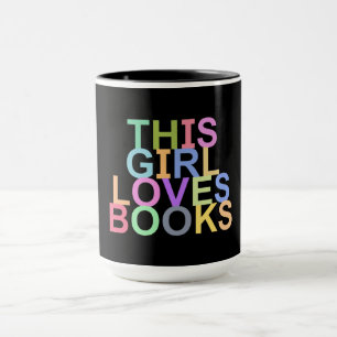 CETTE FILLE AIME LES LIVRES MUG