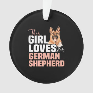Cette Fille Aime Son Berger Allemand