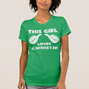Cette fille aime St. Patrick's Day Funny T-shirt