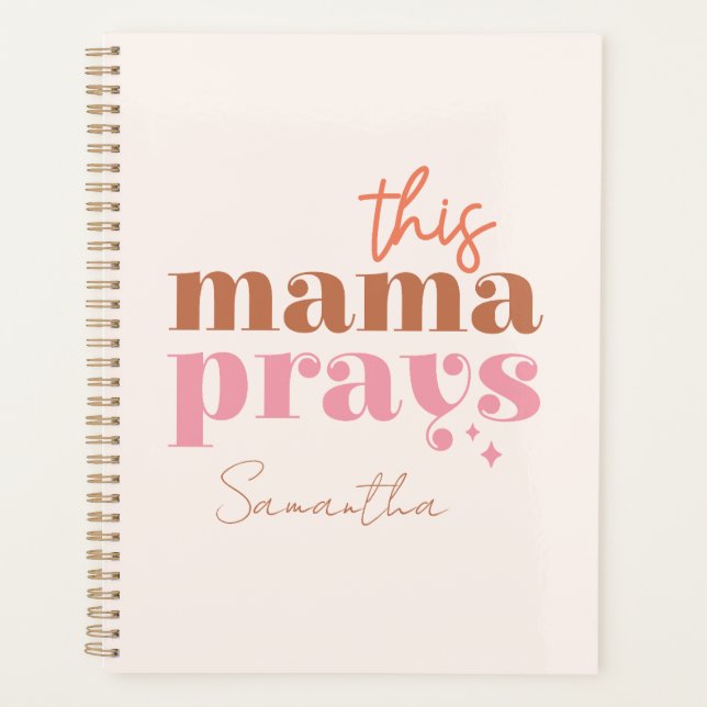 Cette Mama prie - Rustic Boho Design (Devant)