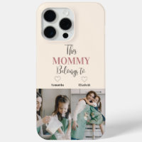 "Cette Maman Appartient À" Étui Photo Téléphone Pe