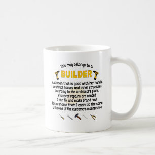 Cette Mug Appartient À Un Constructeur. Cadeau du