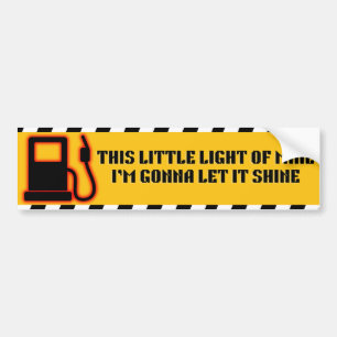 Cette petite lumière à moi Sticker pare-chocs