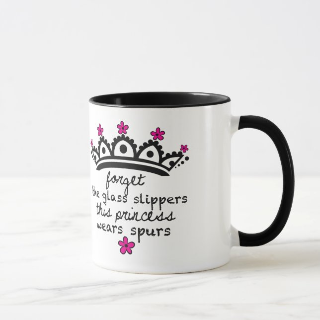 Cette princesse Wears Spurs- Mug (Droite)
