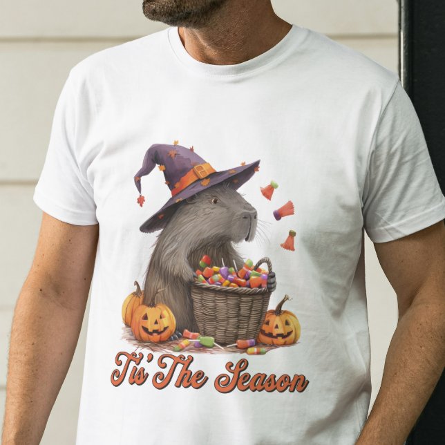 Cette saison Capybara Halloween Funny T-Shirt (Créateur téléchargé)