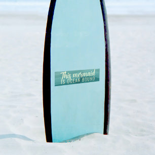 Cette Sirène est un Autocollant Bumper Personnalis