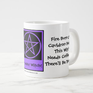 Cette sorcière a besoin de café JUMBO pagan tasse 