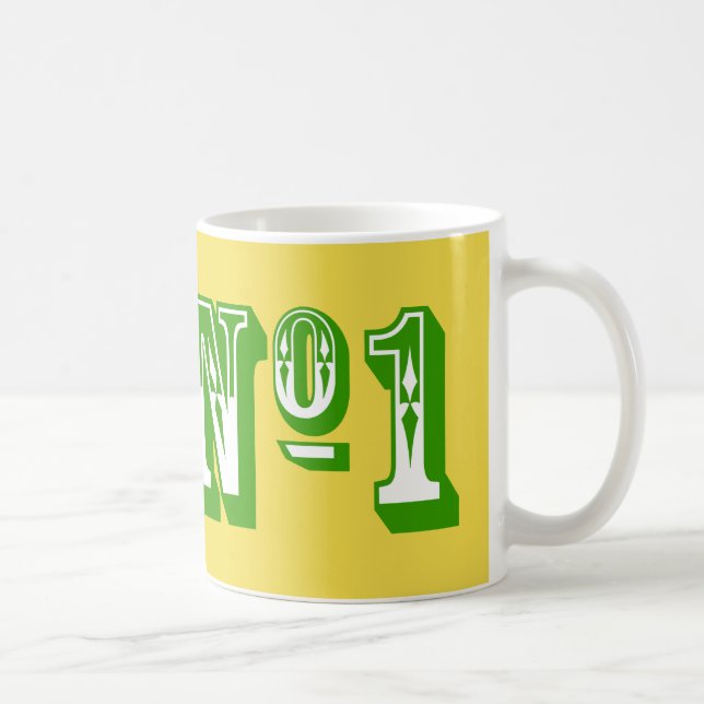 Cette tasse montre qui est le numéro un (Droite)