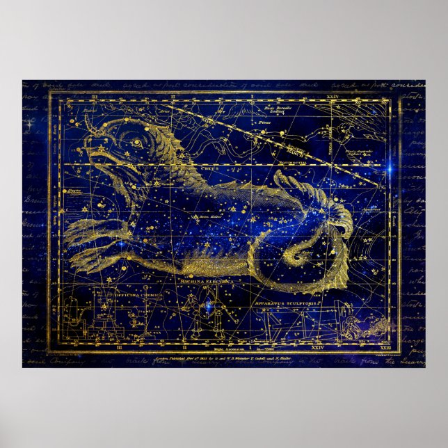 Cetus Constellation Poster (Vorne)